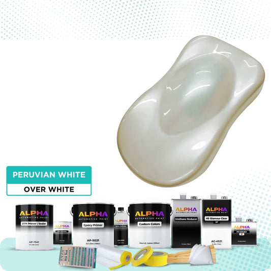 Peruvian White Vehicle Paint Kit