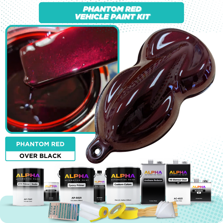 Phantom Red Vehicle Paint Kit