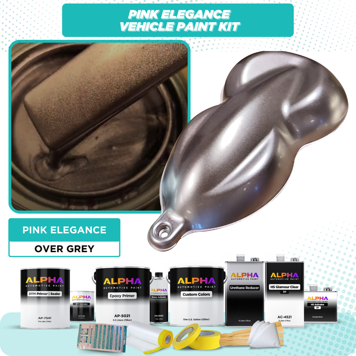 Pink Elegance Car Kit (Grey Ground Coat)