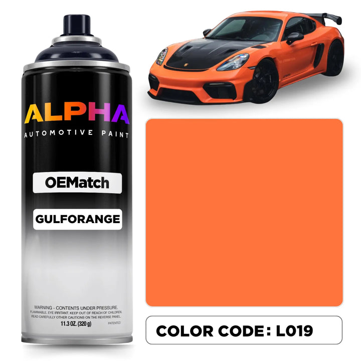 Porsche Gulf Orange L019 | OEMatch Spray Can