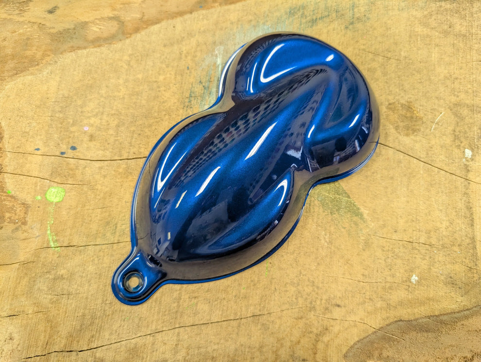Cascade Blue Painted Sample (Black Ground Coat) – The Spray Source