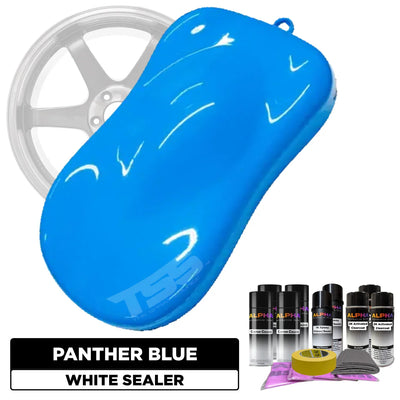 Panther Blue Wheel Paint Kit