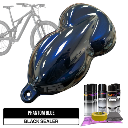 Phantom Blue Bike Paint Kit