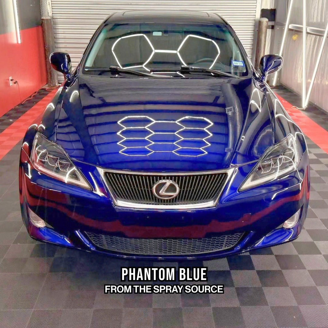 Phantom Blue Painted Sample (Black Ground Coat)