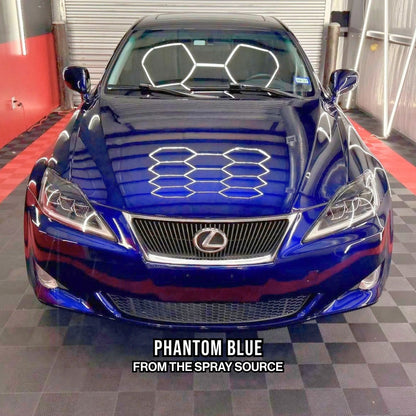 Phantom Blue Painted Sample (Black Ground Coat)