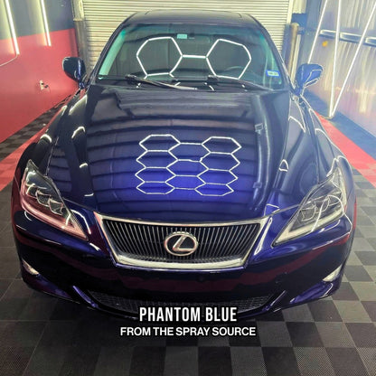Phantom Blue Painted Sample (Black Ground Coat)