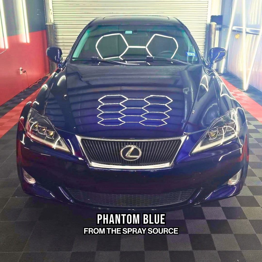 Phantom Blue Painted Sample (Black Ground Coat)