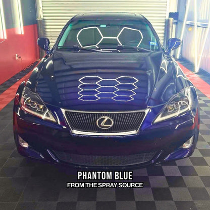 Phantom Blue Painted Sample (Black Ground Coat)