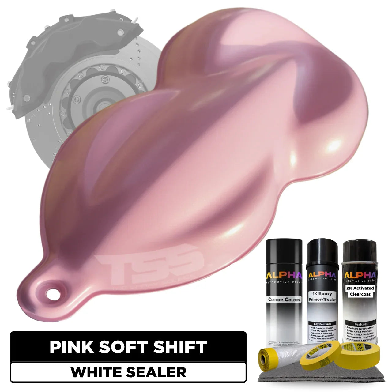 Pink Soft Shift Brake Caliper Paint Kit