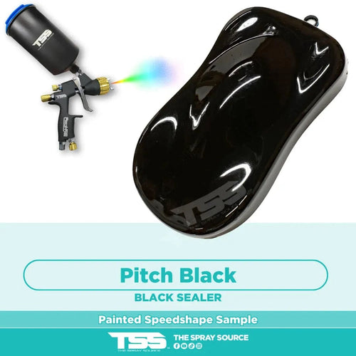 Pitch Black Painted Sample (Black Ground Coat)