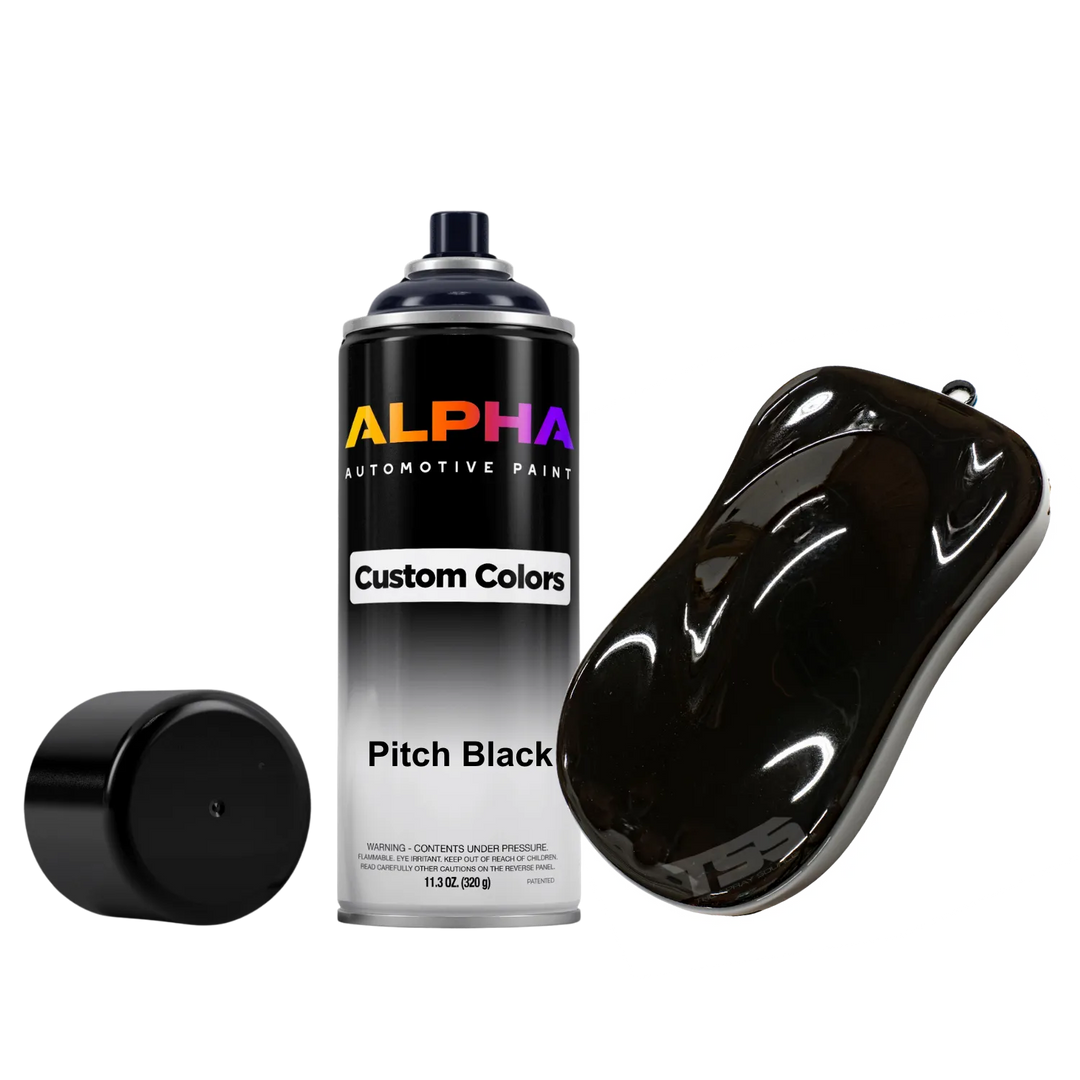 Pitch Black Bike Paint Kit