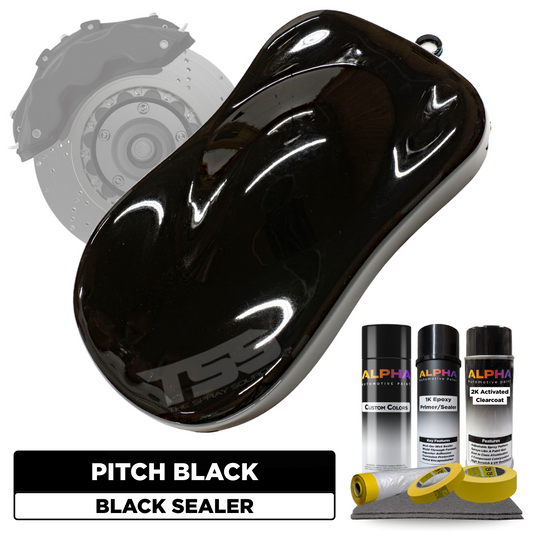 Pitch Black Brake Caliper Paint Kit
