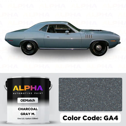 Plymouth Winchester Gray Metallic GA4 | OEMatch Basecoat