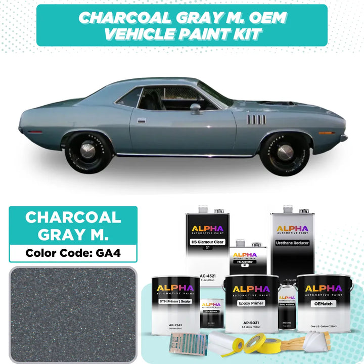 Plymouth Winchester Gray Metallic GA4 | OEMatch Vehicle Paint Kit