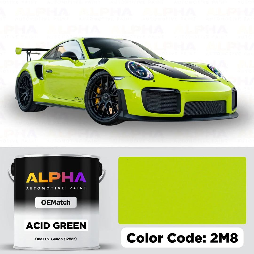 Porsche Acid Green 2M8 | OEMatch Basecoat