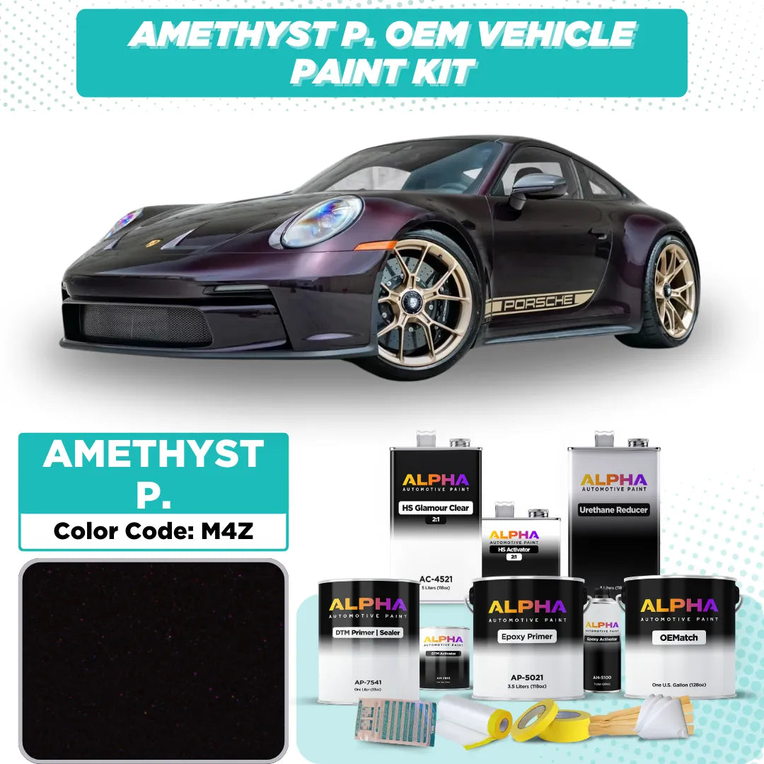 Porsche Amethyst Pearl M4Z  | OEMatch Vehicle Paint Kit