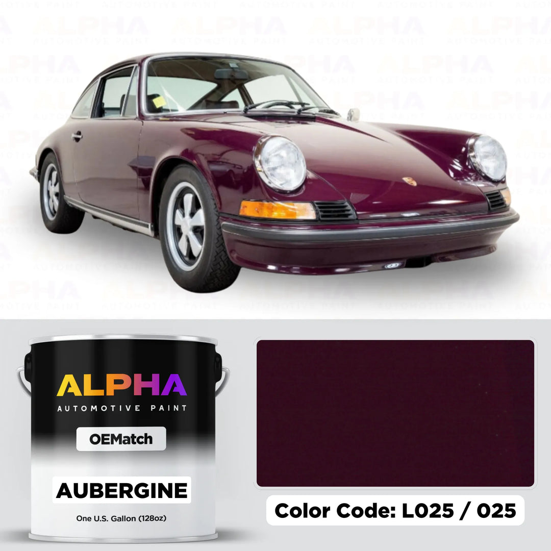 Porsche Aubergine L025 | OEMatch Basecoat