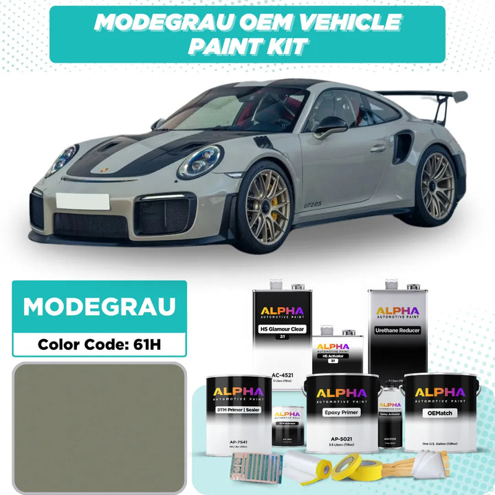 Porsche Fashion Grey 61H | OEMatch Vehicle Paint Kit