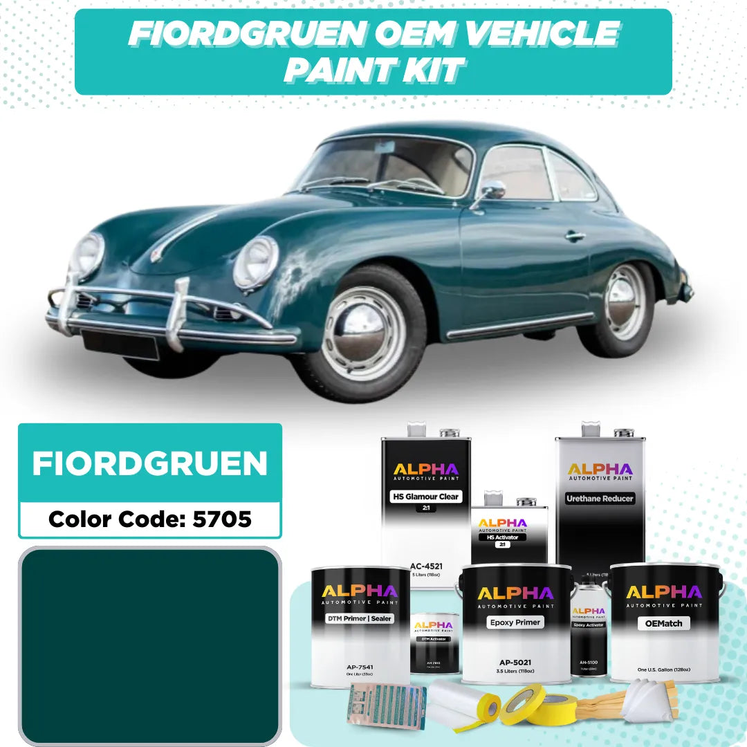 Porsche Fjord Green 5705 | OEMatch Vehicle Paint Kit