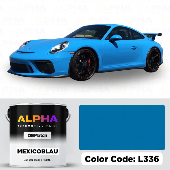 Porsche Mexico Blue L336 | OEMatch Basecoat