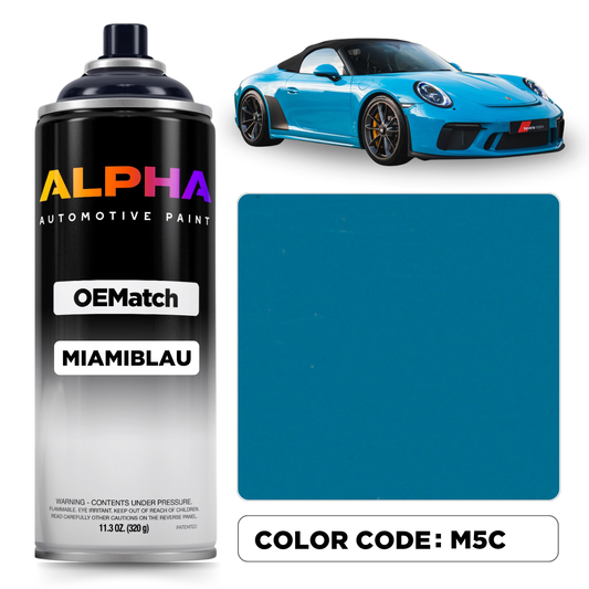 Porsche Miami Blue M5C | OEMatch Spray Can