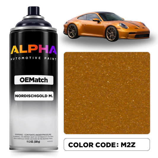 Porsche Nordic Gold Metallic M2Z | OEMatch Spray Can