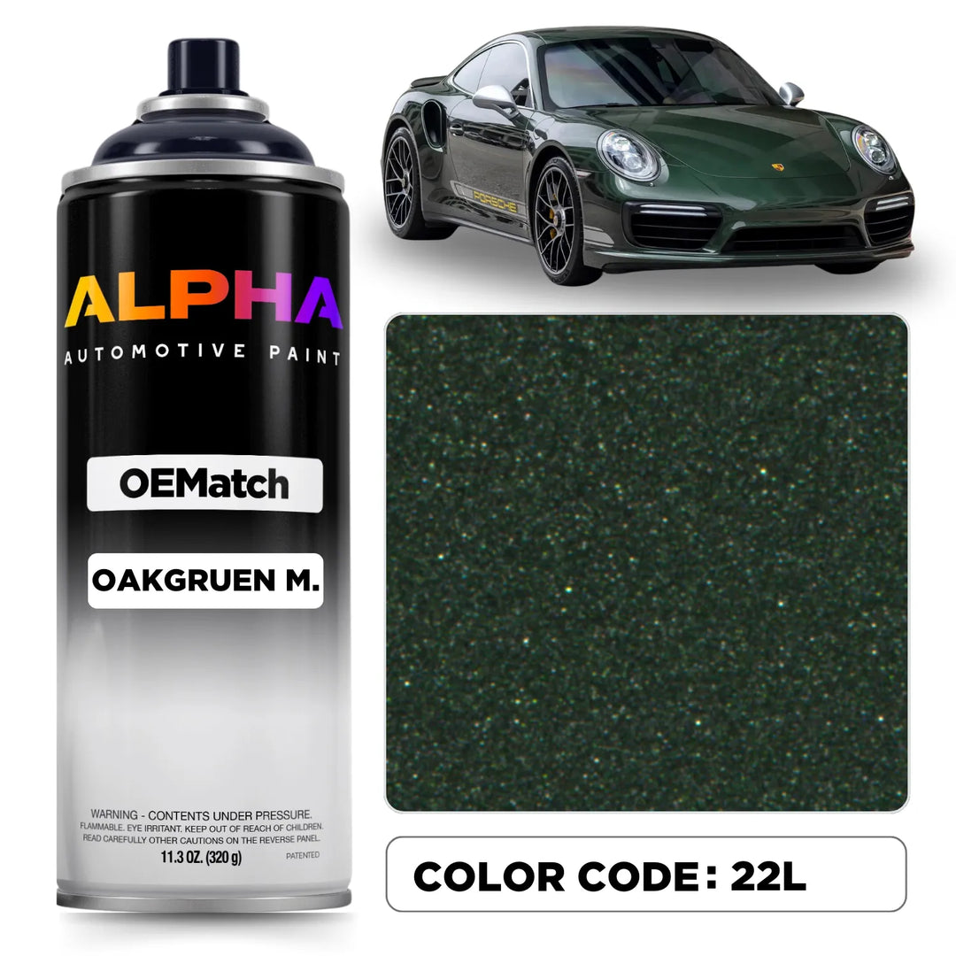 Porsche Oak Green Metallic 22L | OEMatch Spray Can