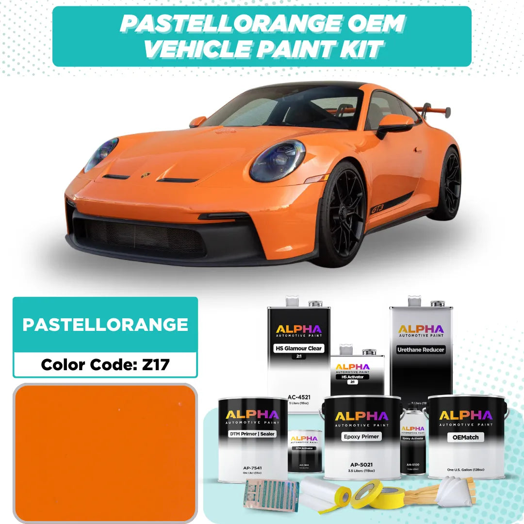 Porsche Pastel Orange Z17 | OEMatch Vehicle Paint Kit