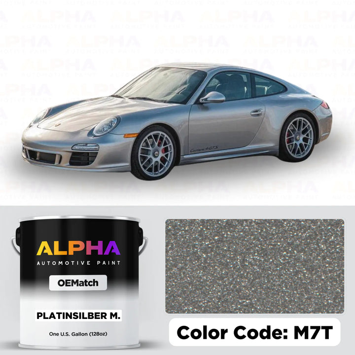 Porsche Platinum Silver Metallic M7T | OEMatch Basecoat