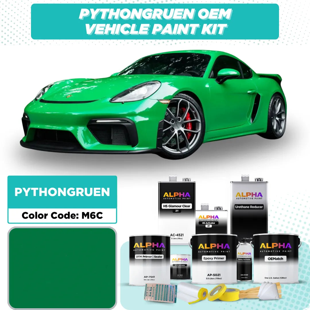 Porsche Python Green M6C | OEMatch Vehicle Paint Kit