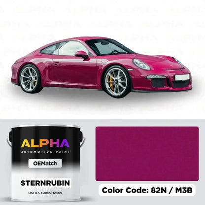 Porsche Ruby Star 82N | OEMatch Basecoat