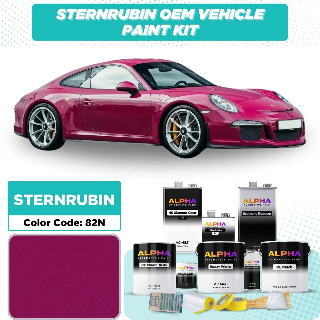 Porsche Ruby Stone Red 82N | OEMatch Vehicle Paint Kit