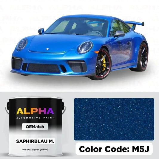 Porsche Sapphire Blue Metallic LM5J / M5J | OEMatch Basecoat