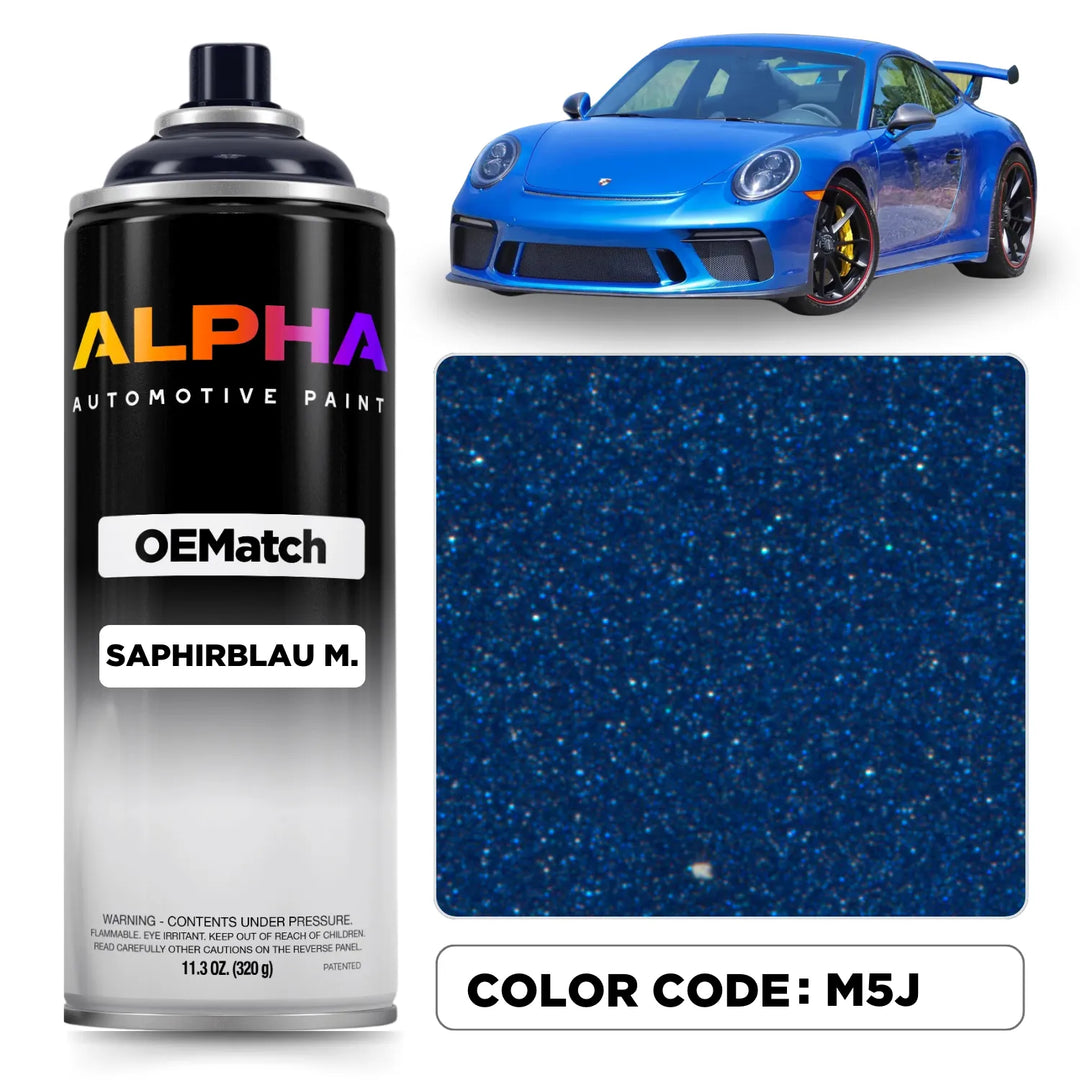 Porsche Sapphire Blue Metallic M5J | OEMatch Spray Can