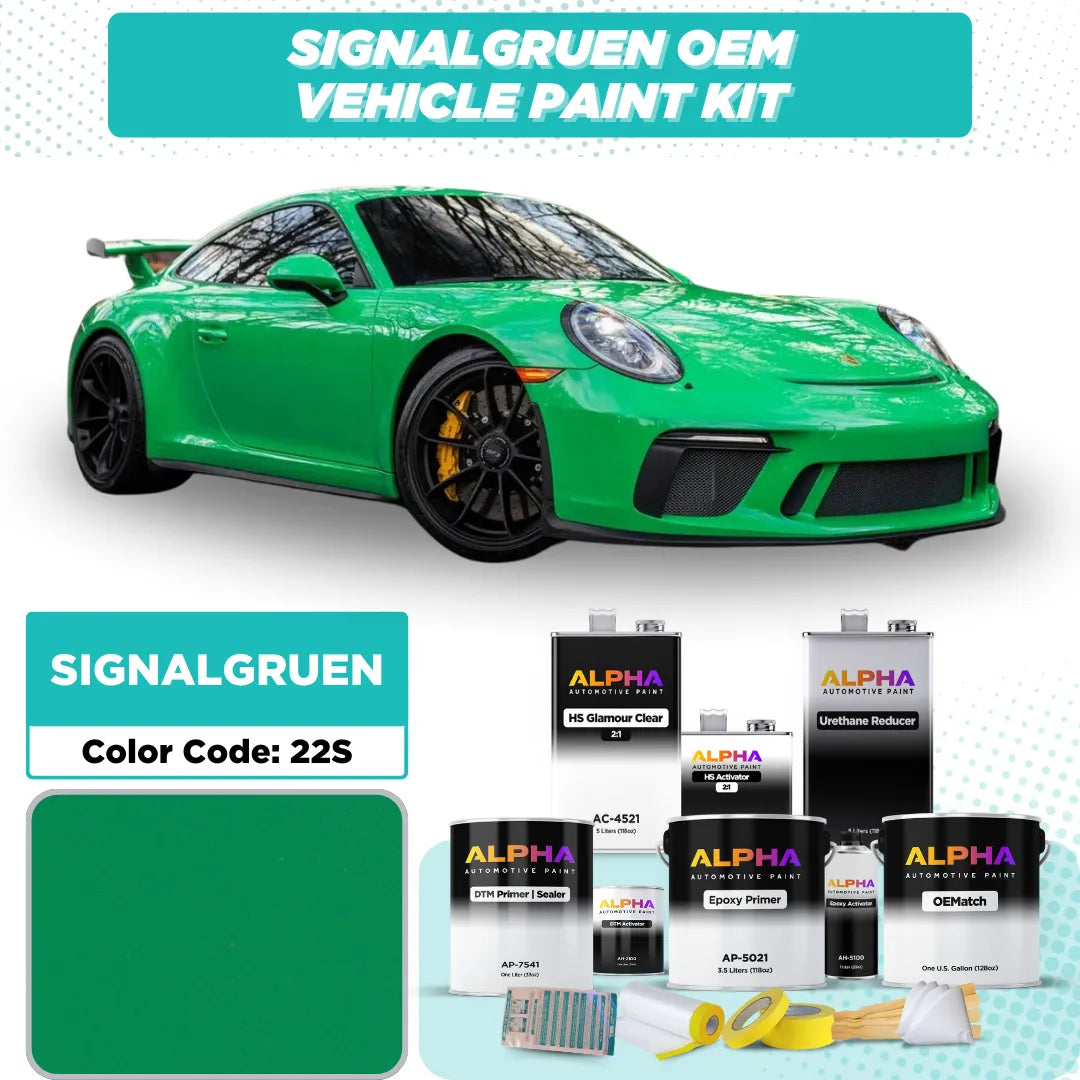 Porsche Signal Green 22S | OEMatch Vehicle Paint Kit