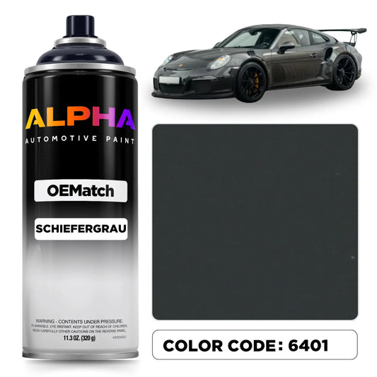 Porsche Slate Grey 6401 | OEMatch Spray Can