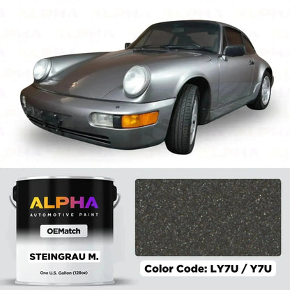 Porsche Stone Grey Metallic LY7U | OEMatch Basecoat