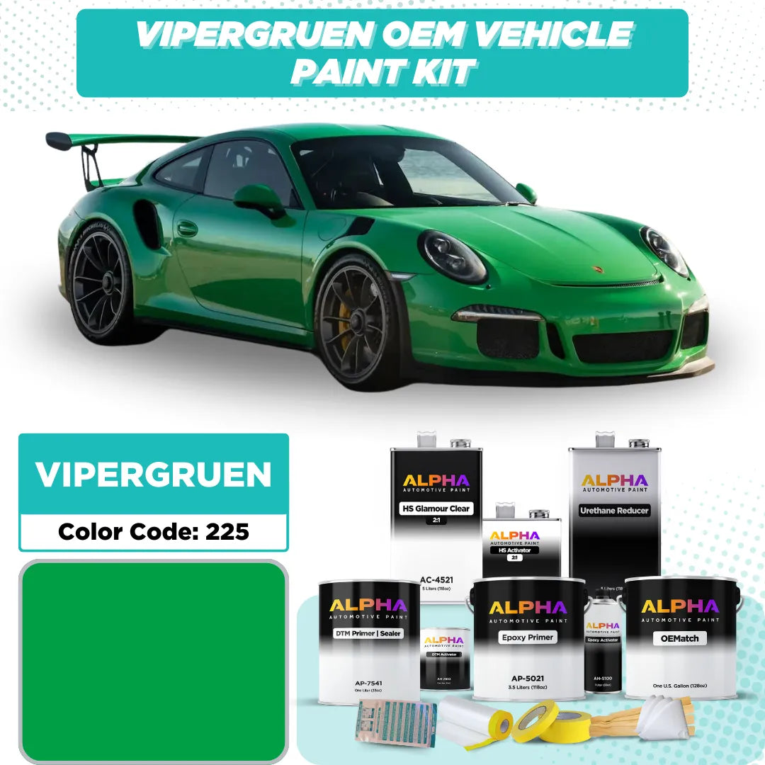 Porsche Viper Green 225 | OEMatch Vehicle Paint Kit