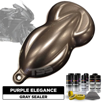 Purple Elegance Motorcycle Paint Kit