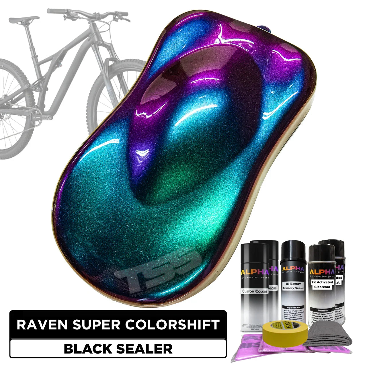 Raven Super Colorshift Bike Paint Kit