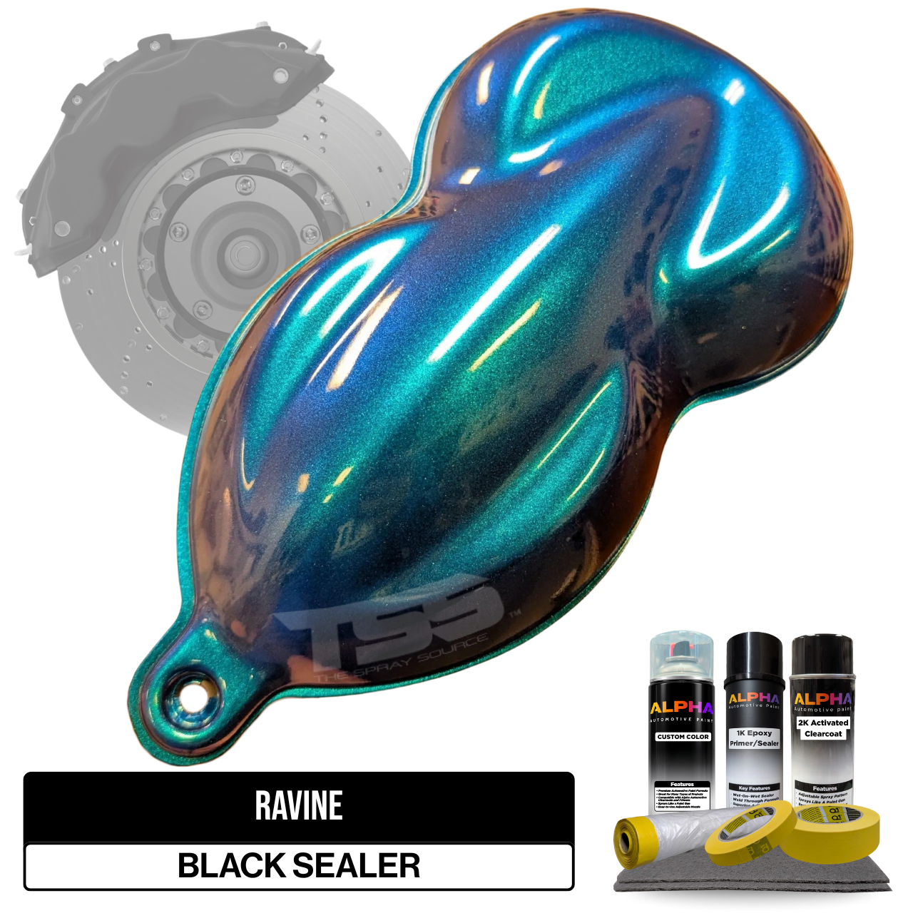 Ravine Brake Caliper Paint Kit
