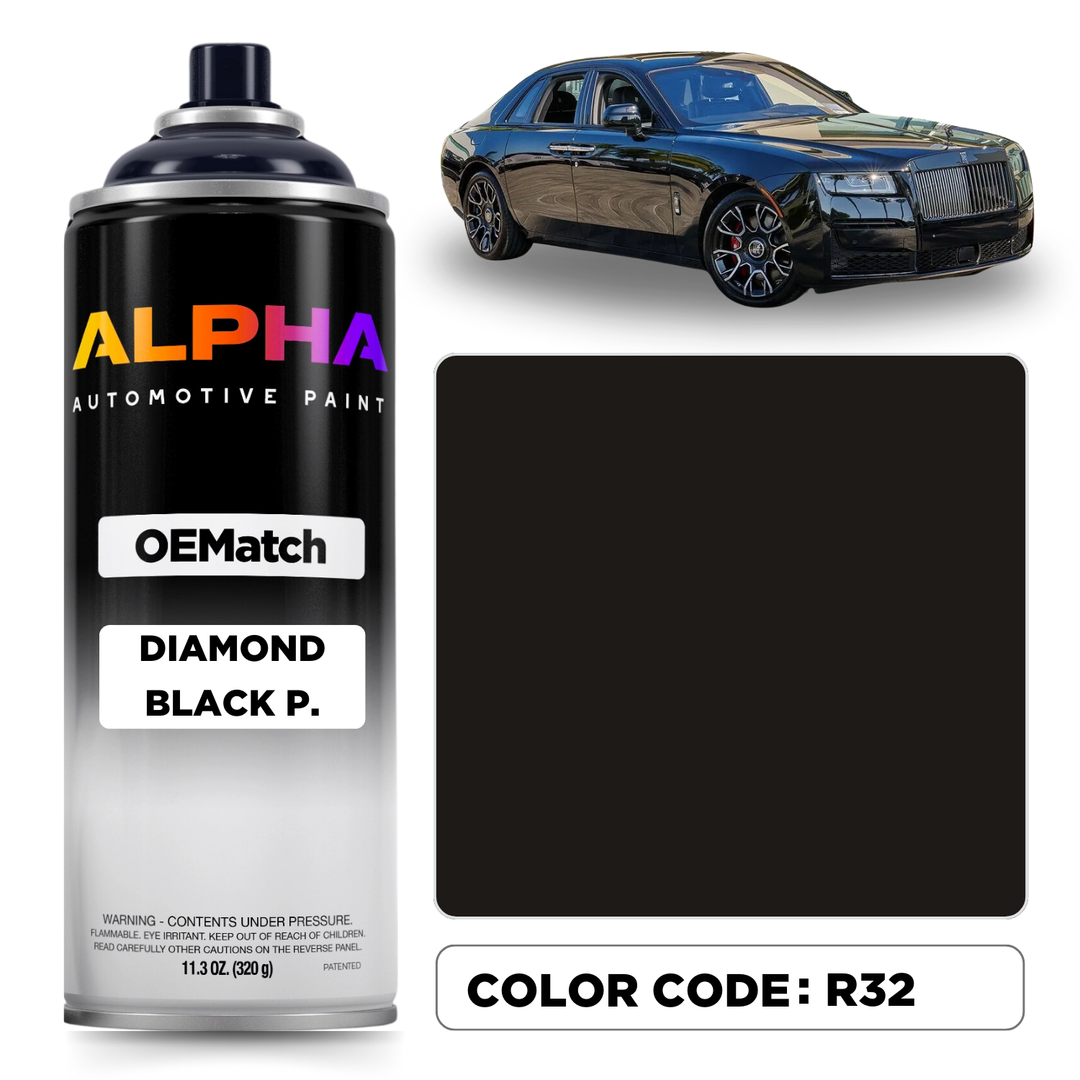 Rolls Royce Diamond Black Pearl R32 | OEMatch Spray Can