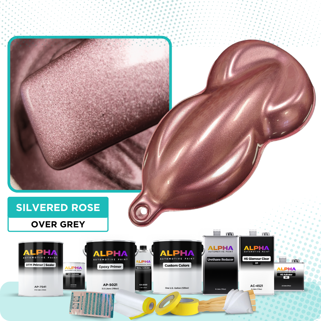 Silvered Rose Vehicle Paint Kit