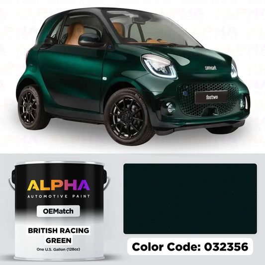 SMART BRITISH RACING GREEN 032356 / HGD | OEMatch Basecoat