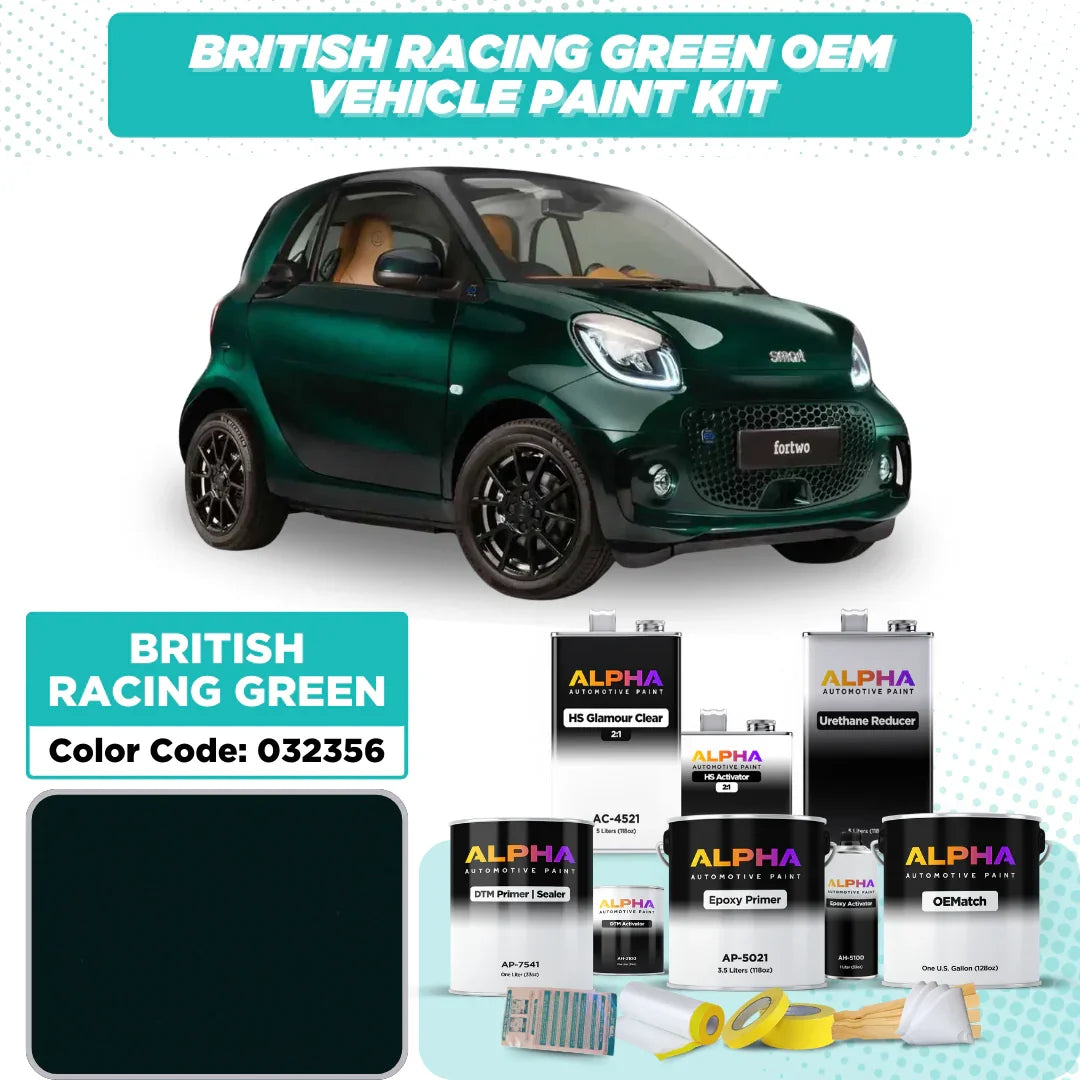 SMART BRITISH RACING GREEN 032356 / HGD | OEMatch Vehicle Paint Kit