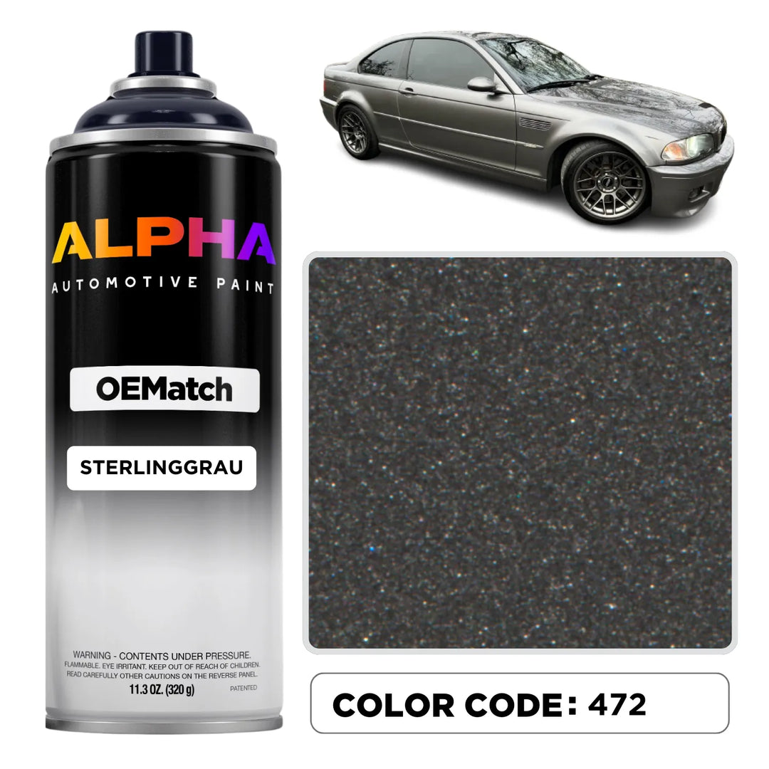 BMW STERLINGGRAU M. 472 | OEMatch Spray Can