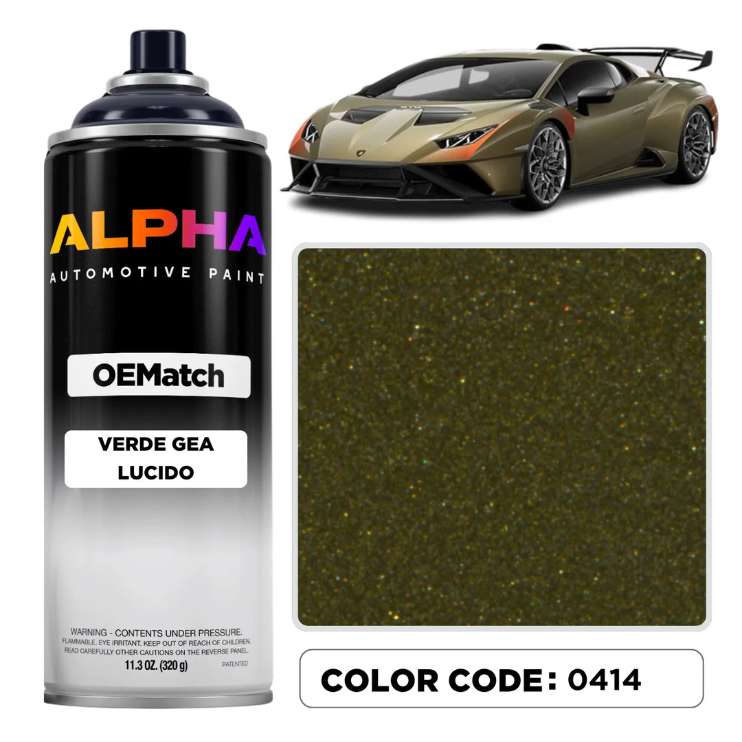 LAMBORGHINI VERDE GEA LUCIDO M. 0414 | OEMatch Spray Can