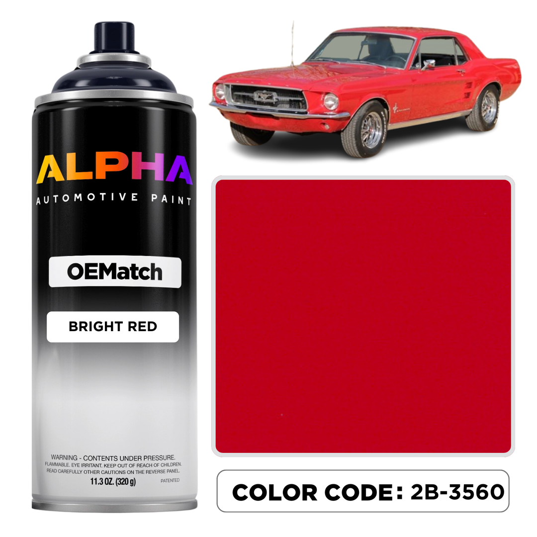 FORD USA BRIGHT RED 2B-3560 | OEMatch Spray Can