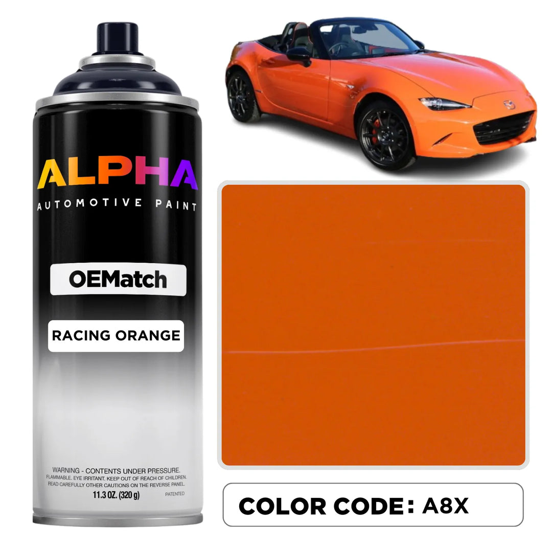 MAZDA RACING ORANGE  A8X | OEMatch Spray Can