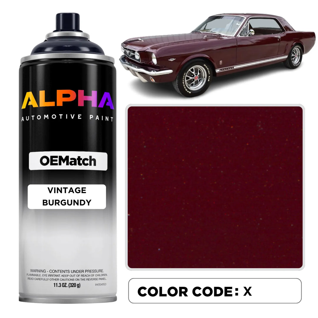 FORD USA VINTAGE BURGUNDY M. X / M1632 | OEMatch Spray Can